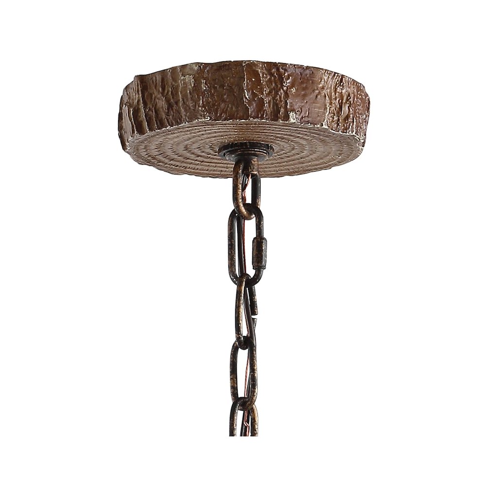 Eldora Adjustable Resin Antler Led Chandelier. Picture 4