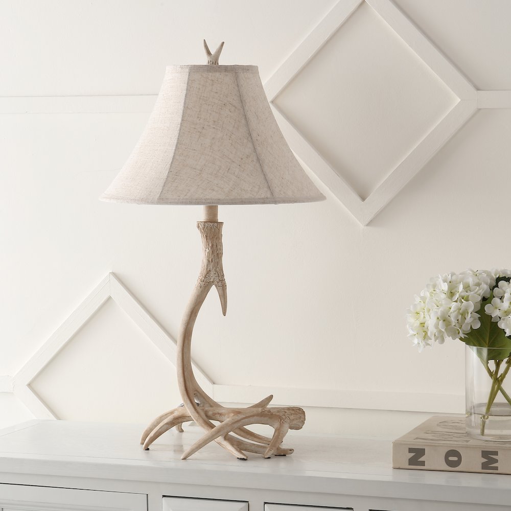 Antler Rustic Resin Led Table Lamp. Picture 6