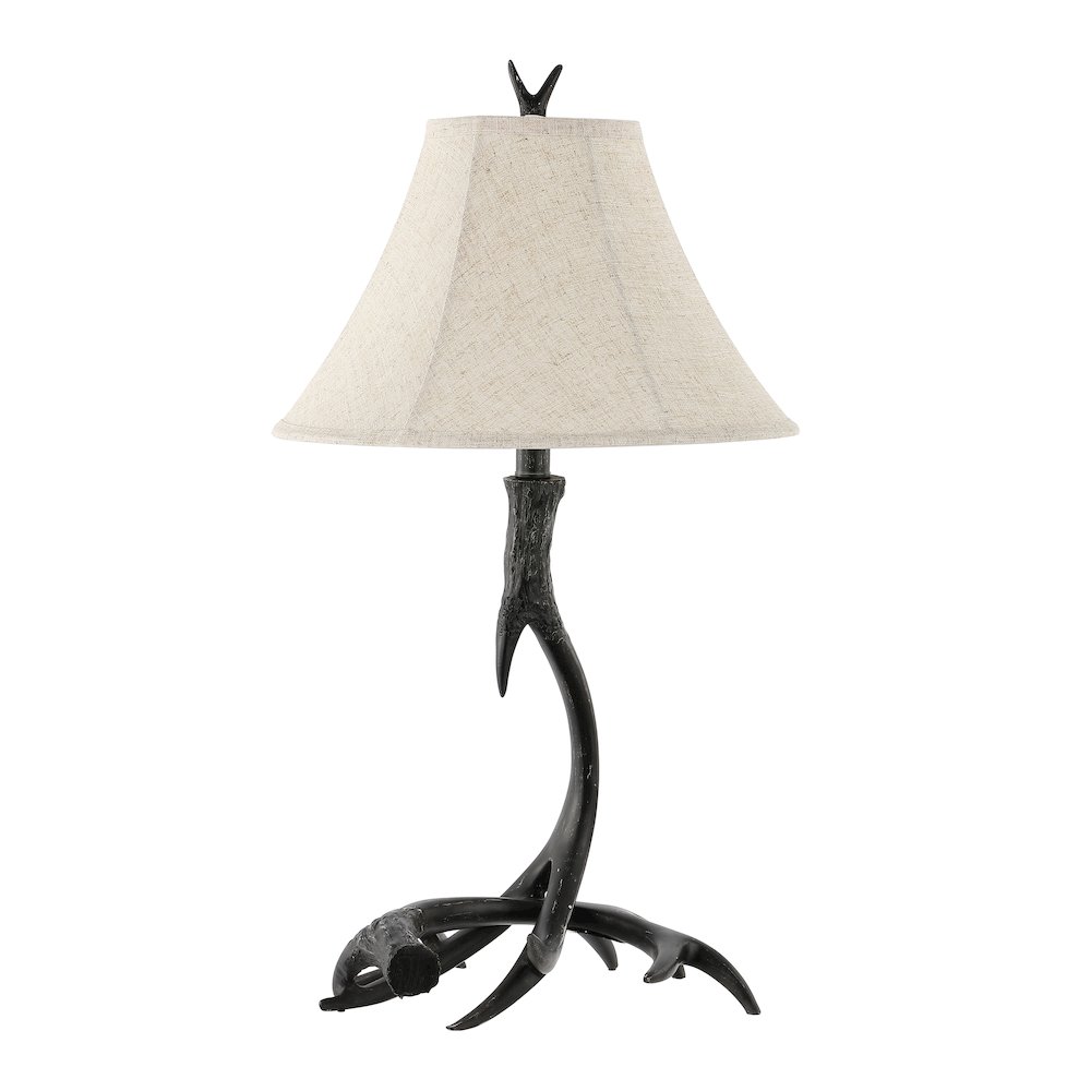 Antler Rustic Resin Led Table Lamp. Picture 3