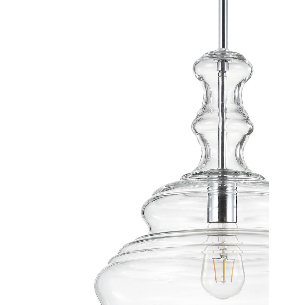 Bettina Glassmetal Led Pendant. Picture 3