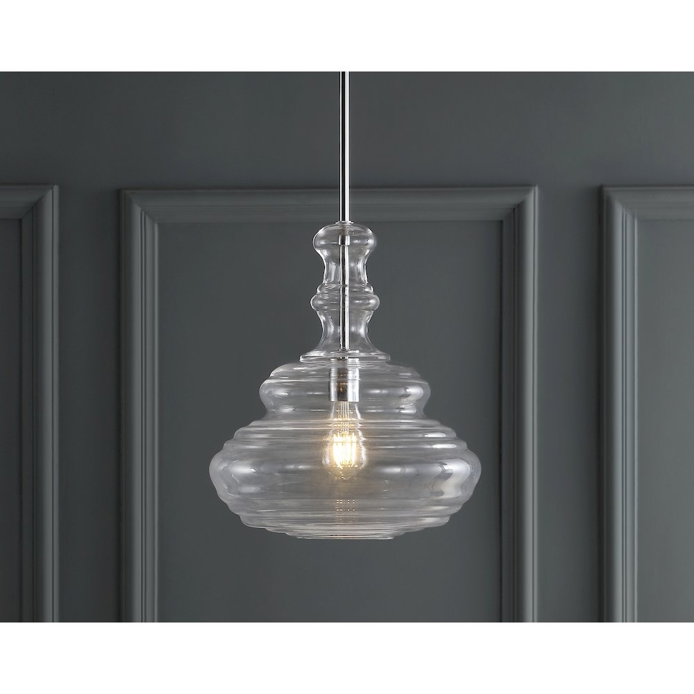 Bettina Glassmetal Led Pendant. Picture 10