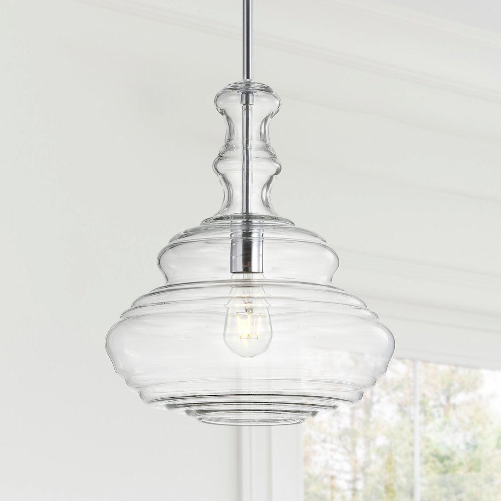 Bettina Glassmetal Led Pendant. Picture 11