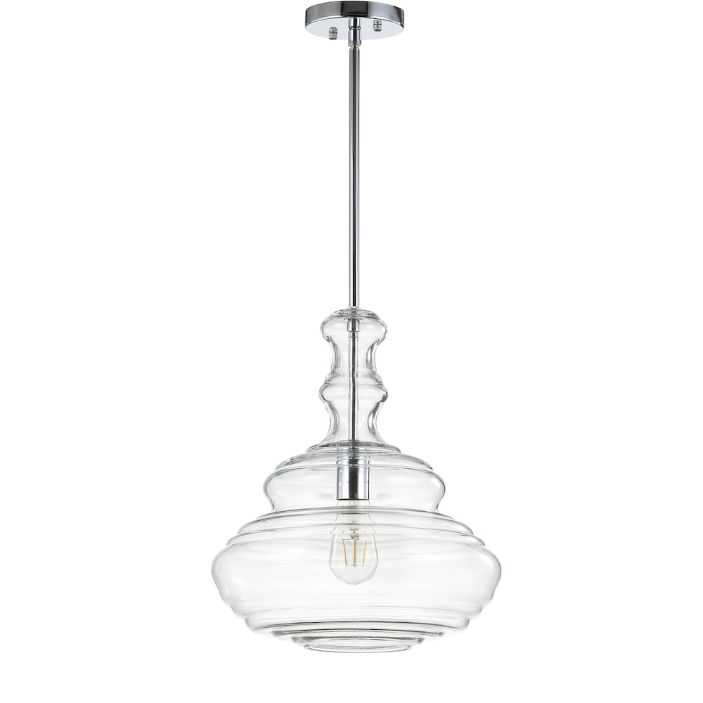 Bettina Glassmetal Led Pendant. Picture 2