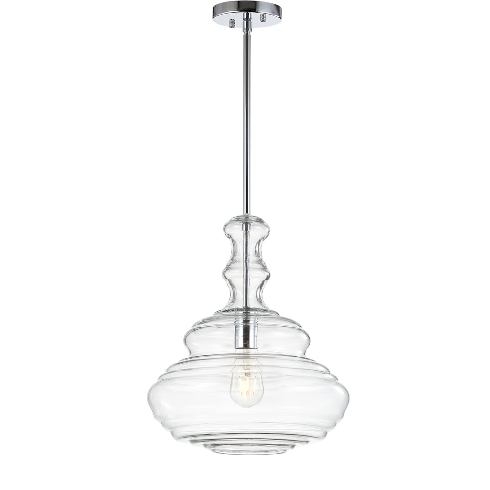 Bettina Glassmetal Led Pendant. Picture 1