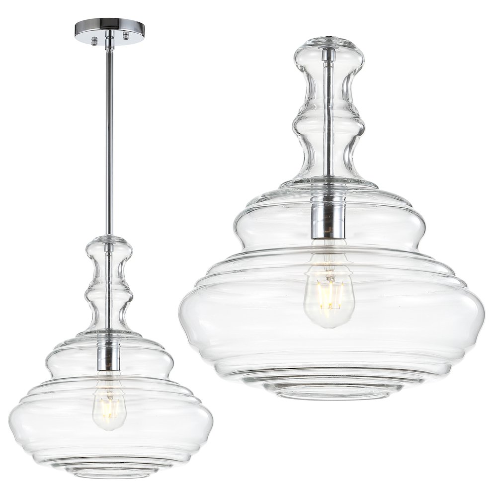 Bettina Glassmetal Led Pendant. Picture 8