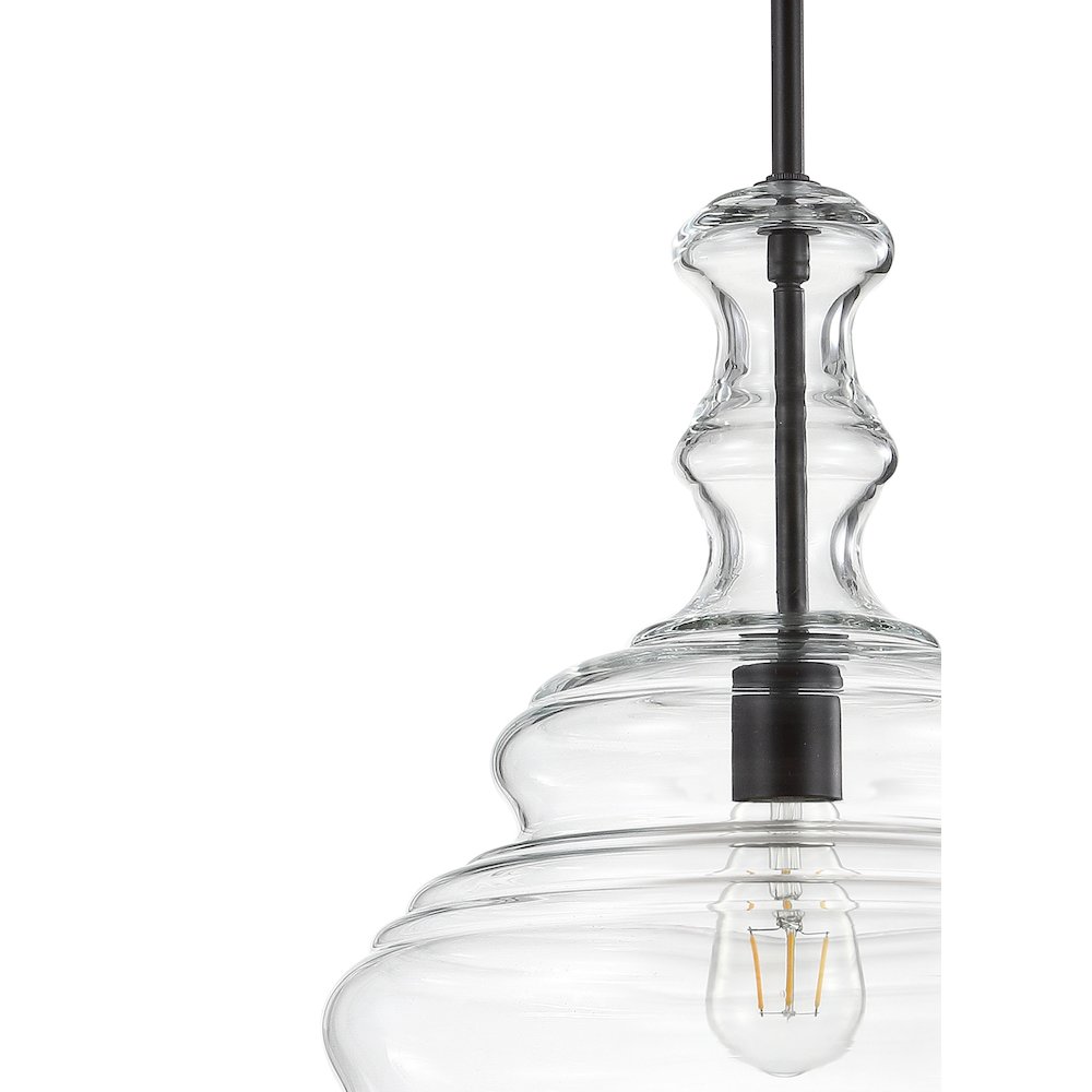 Bettina Glassmetal Led Pendant. Picture 3