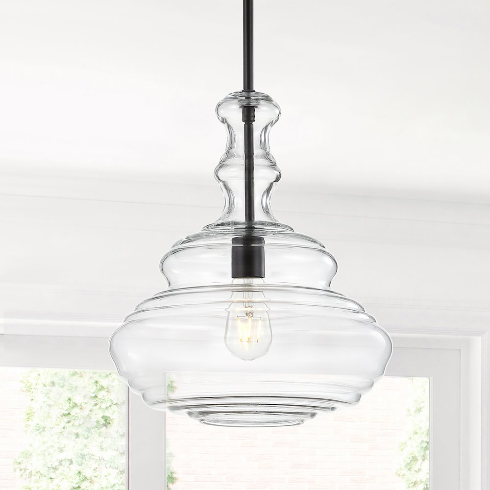 Bettina Glassmetal Led Pendant. Picture 12