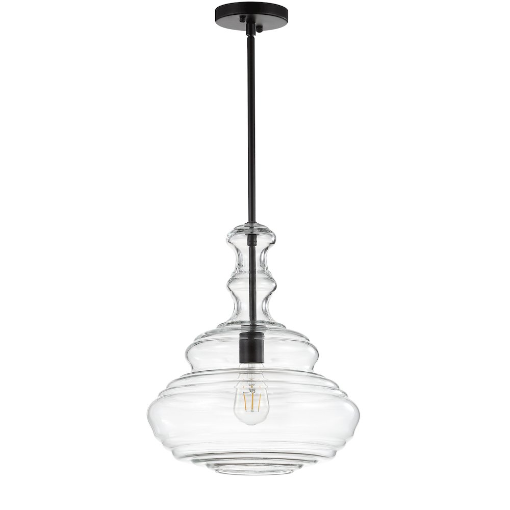 Bettina Glassmetal Led Pendant. Picture 2