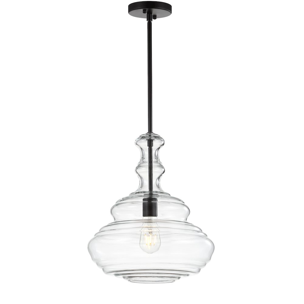 Bettina Glassmetal Led Pendant. Picture 1