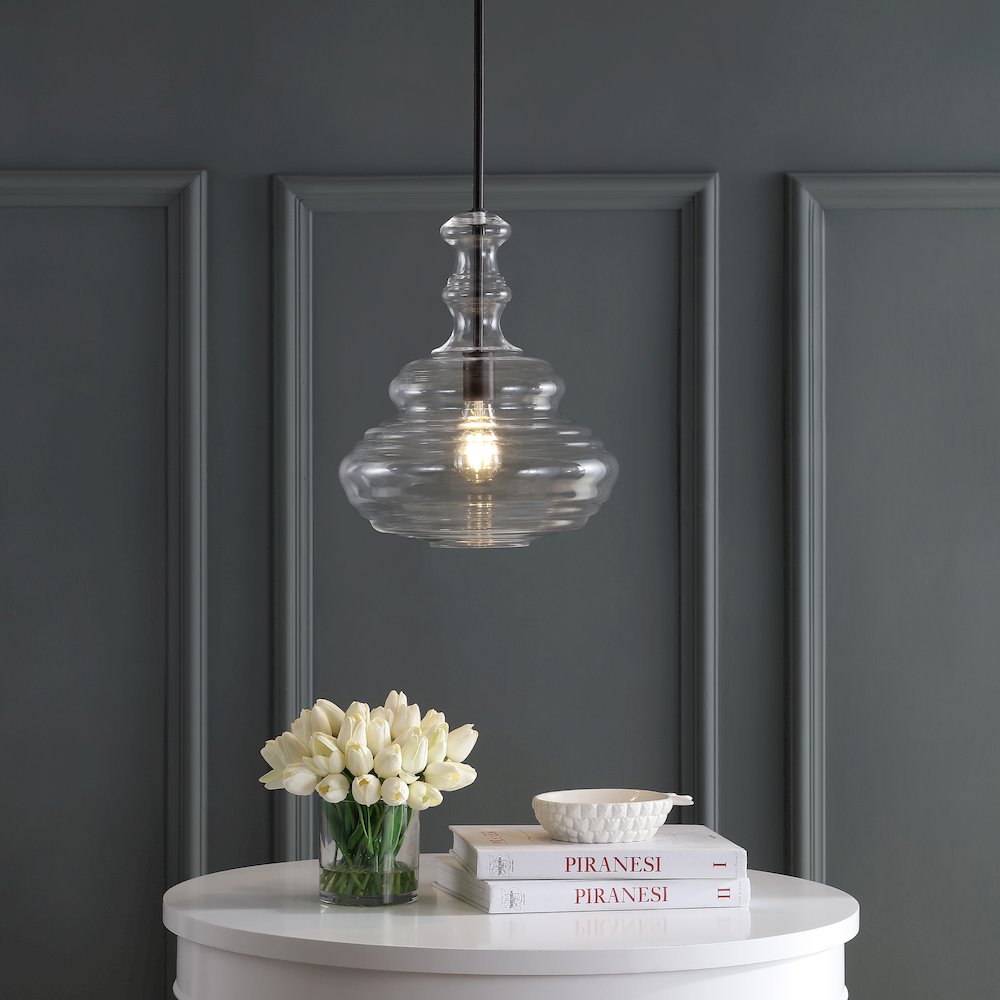 Bettina Glassmetal Led Pendant. Picture 6
