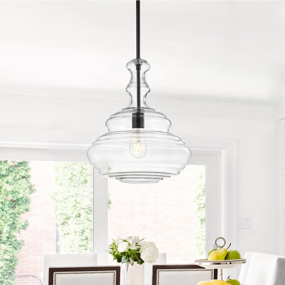 Bettina Glassmetal Led Pendant. Picture 8