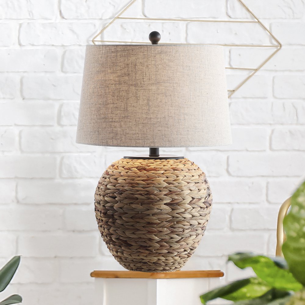 Alaro Banana Leaf Basket Led Table Lamp. Picture 7