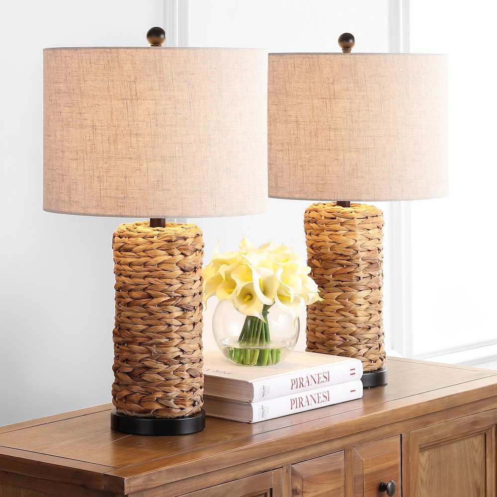 Elicia Sea Grass Led Table Lamp (Set Of 2). Picture 5