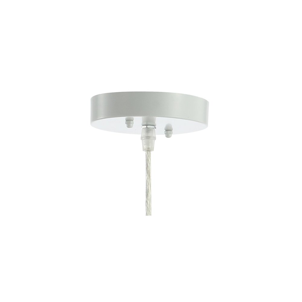 Luna Bohemian Modern Woven Rattaniron Led Pendant. Picture 4