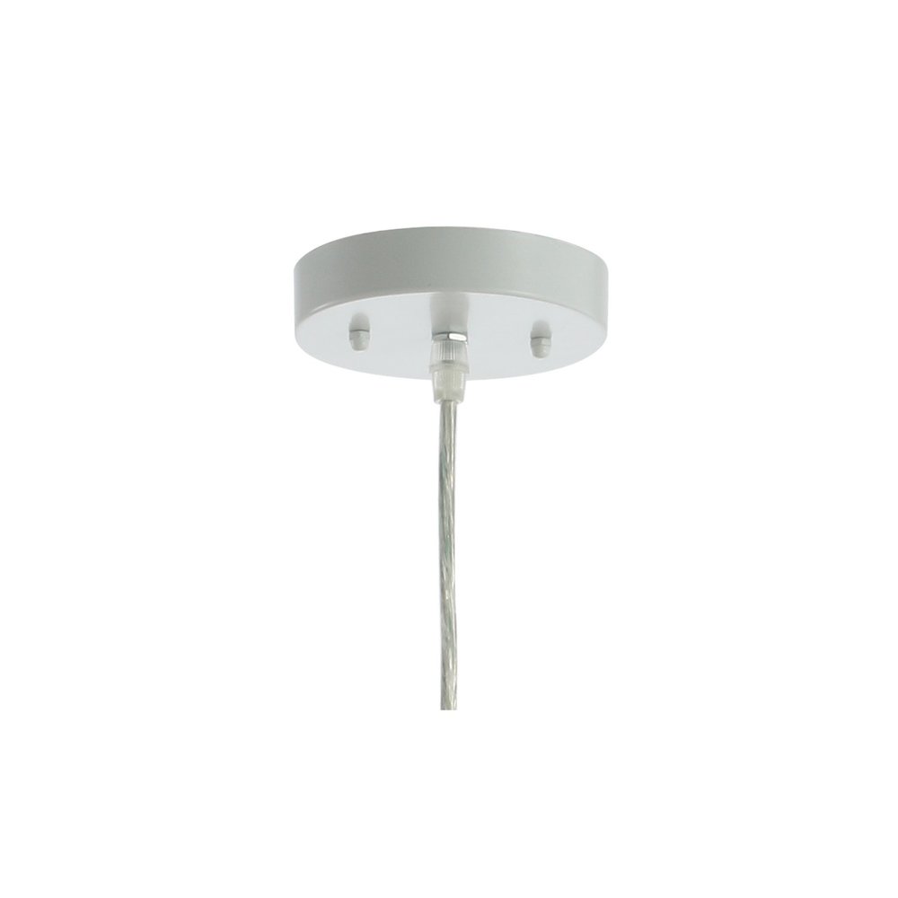 Campana Bohemian Modern Woven Rattaniron Led Pendant. Picture 4