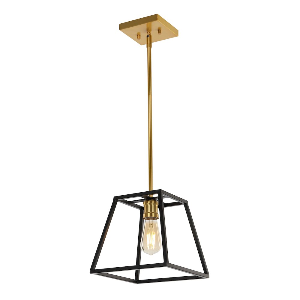 Lloyd Farmhouse Industrial Iron Led Pendant. Picture 8