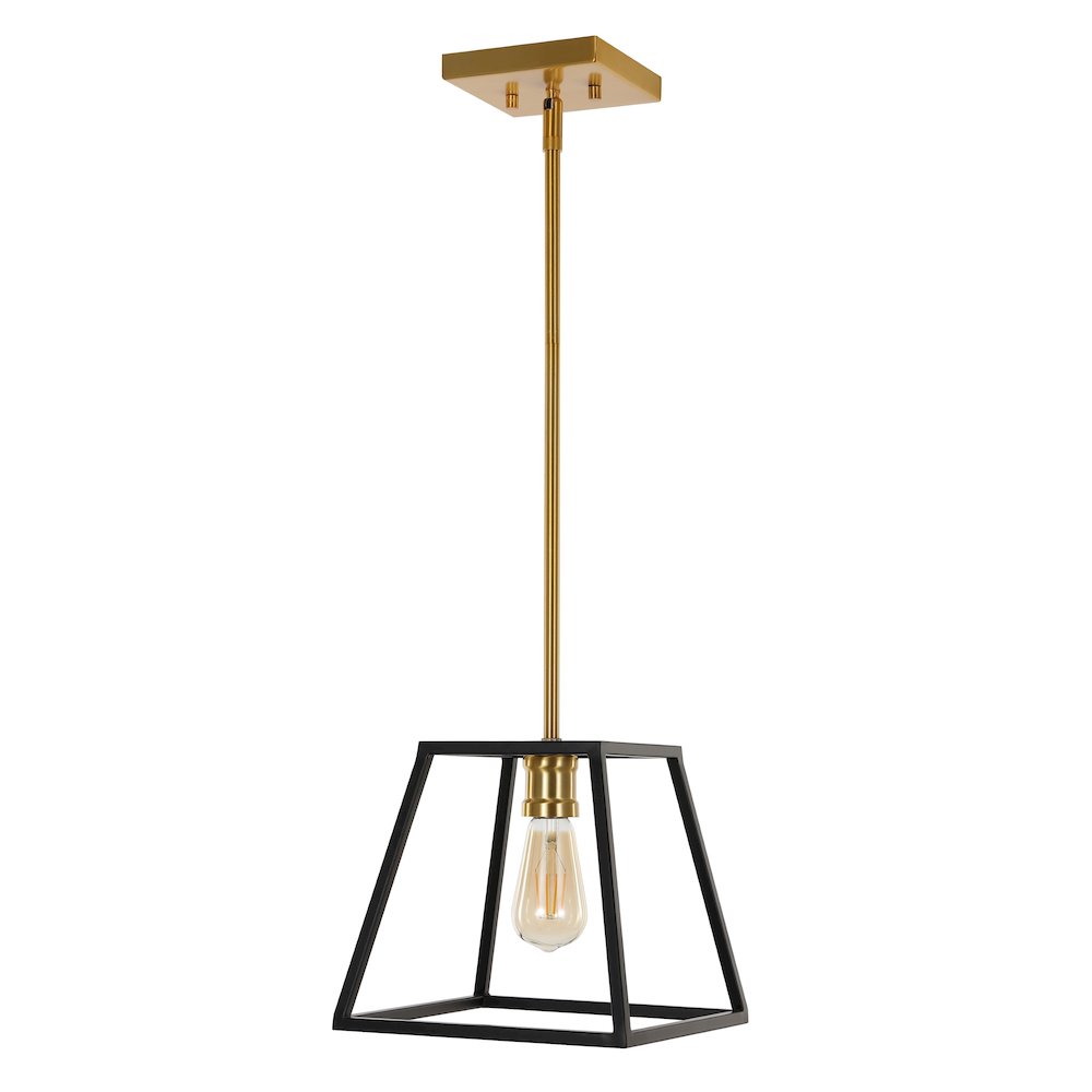 Lloyd Farmhouse Industrial Iron Led Pendant. Picture 2