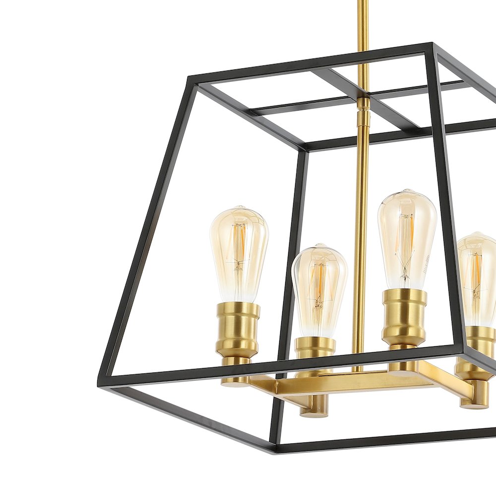 Lloyd Farmhouse Industrial Iron Led Pendant. Picture 3