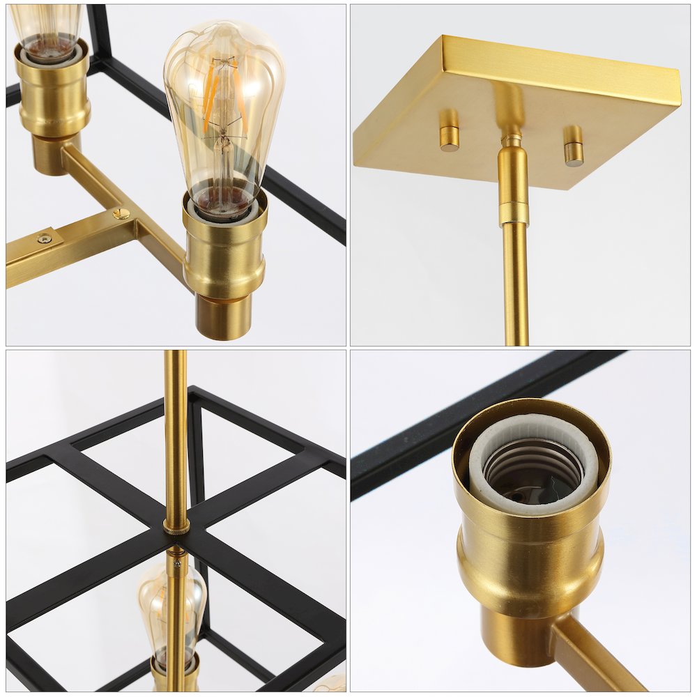 Lloyd Farmhouse Industrial Iron Led Pendant. Picture 7