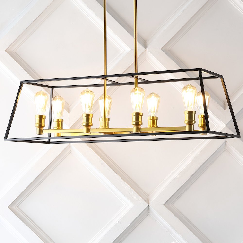 Lloyd Farmhouse Industrial Iron Led Pendant. Picture 9