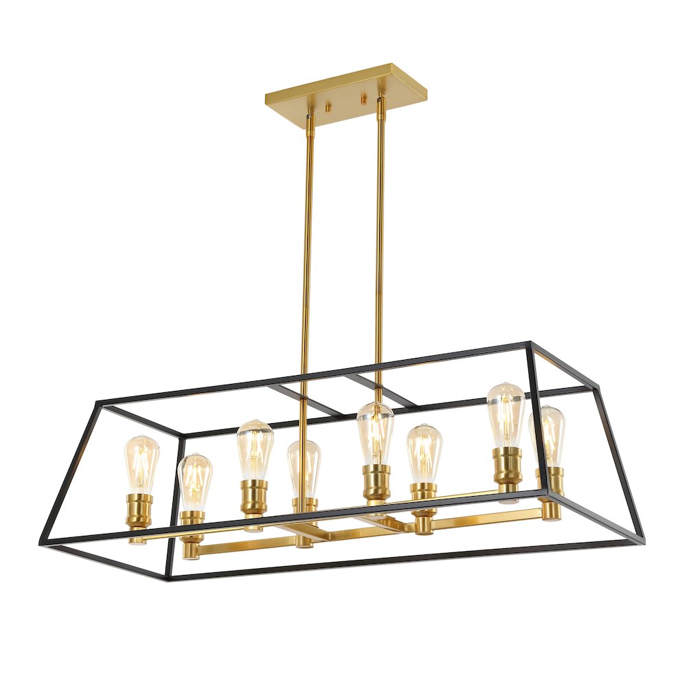 Lloyd Farmhouse Industrial Iron Led Pendant. Picture 8