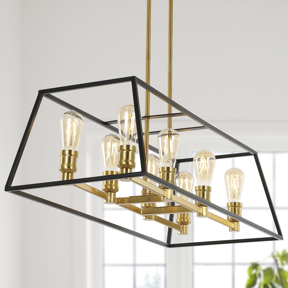 Lloyd Farmhouse Industrial Iron Led Pendant. Picture 10