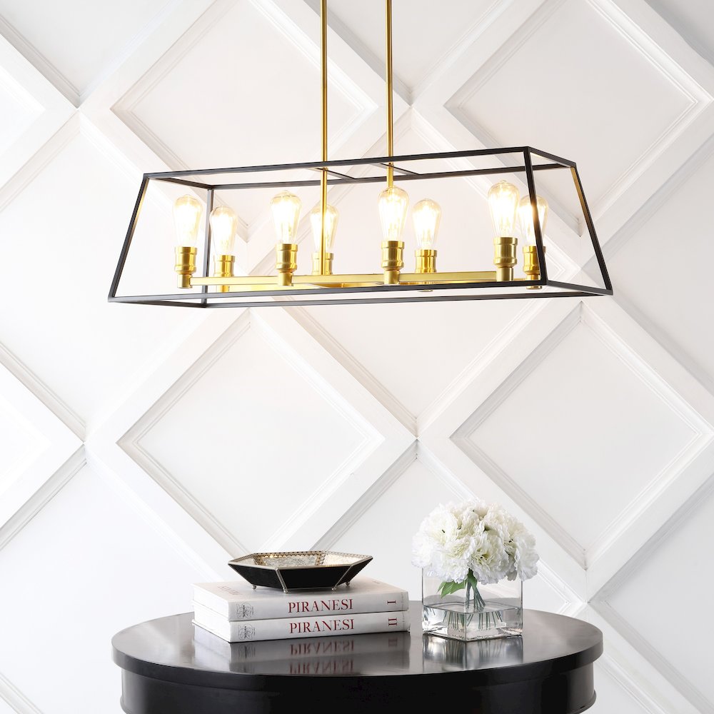 Lloyd Farmhouse Industrial Iron Led Pendant. Picture 6