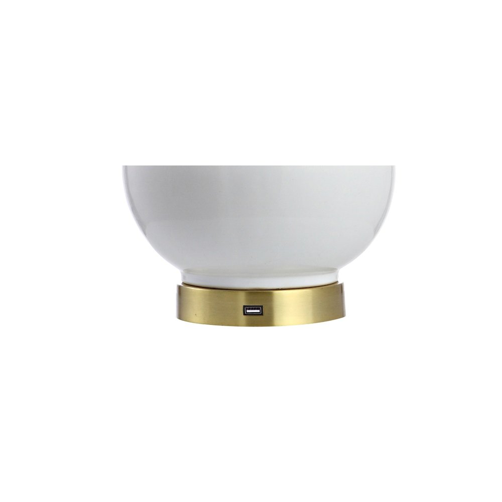 Han Ceramiciron Contemporary Usb Charging Led Table Lamp. Picture 4