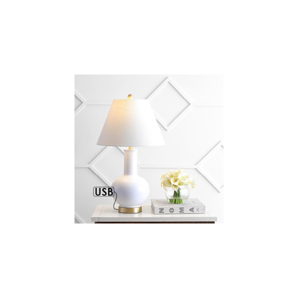 Han Ceramiciron Contemporary Usb Charging Led Table Lamp. Picture 8