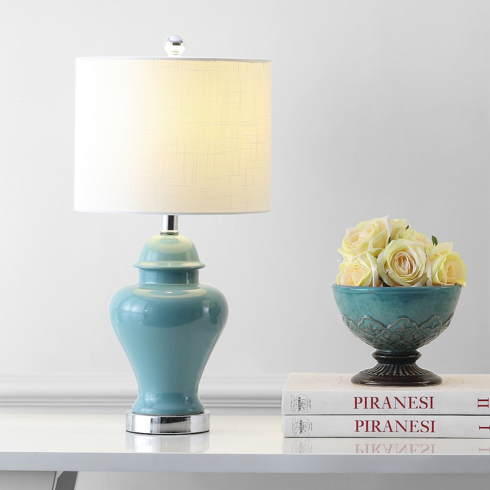 Qin Ceramiciron Classic Cottage Led Table Lamp (Set Of 2). Picture 7