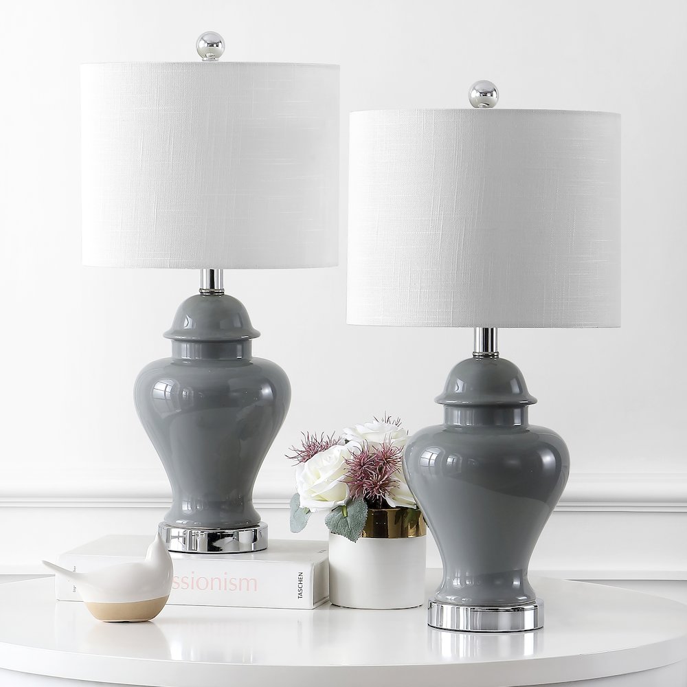 Qin Ceramiciron Classic Cottage Led Table Lamp (Set Of 2). Picture 6