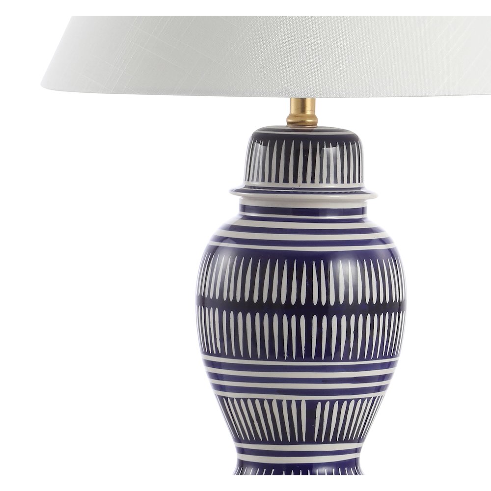 Reed Ceramiciron Modern Coastal Led Table Lamp. Picture 3