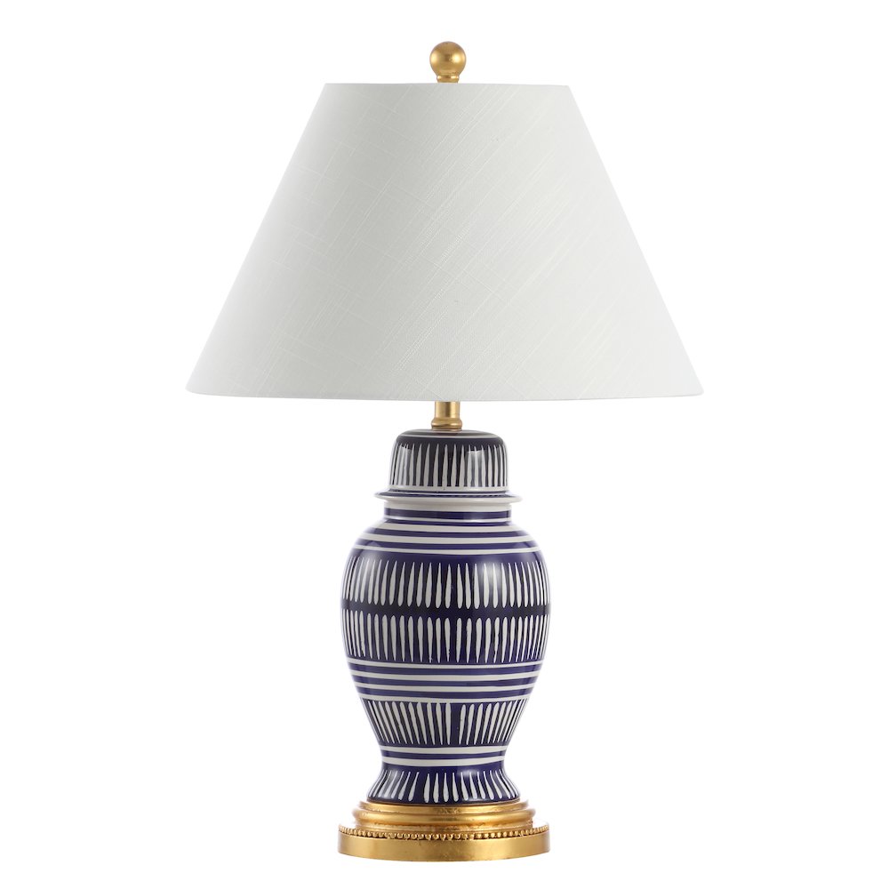 Reed Ceramiciron Modern Coastal Led Table Lamp. Picture 2