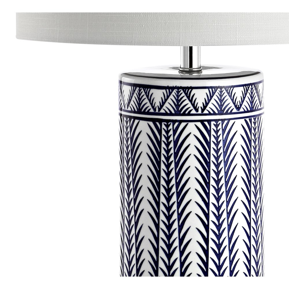 Sulka Ceramiciron Contemporary Usb Charging Led Table Lamp (Set Of 2). Picture 3