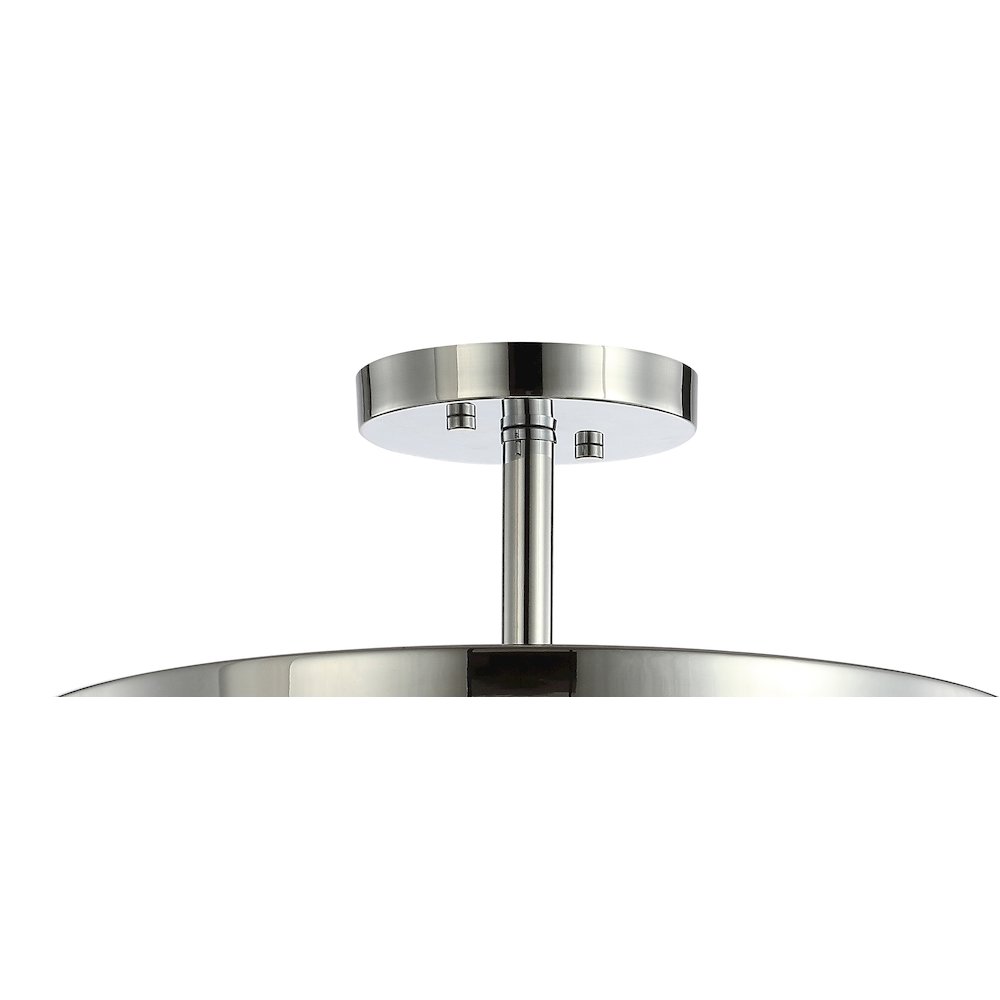 Herndon Iron/Glass Modern Led Flush Mount. Picture 4