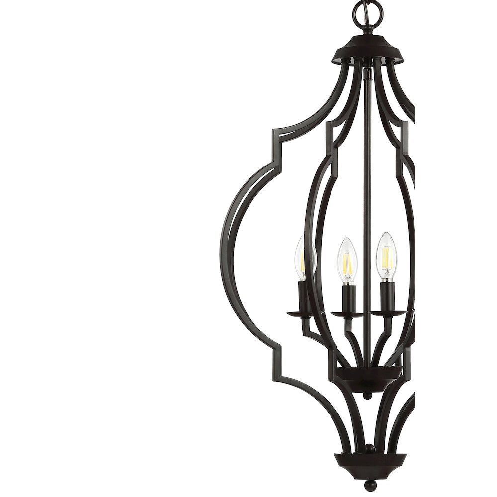 Selema Iron Adjustable Ogee Lantern Led Pendant. Picture 3