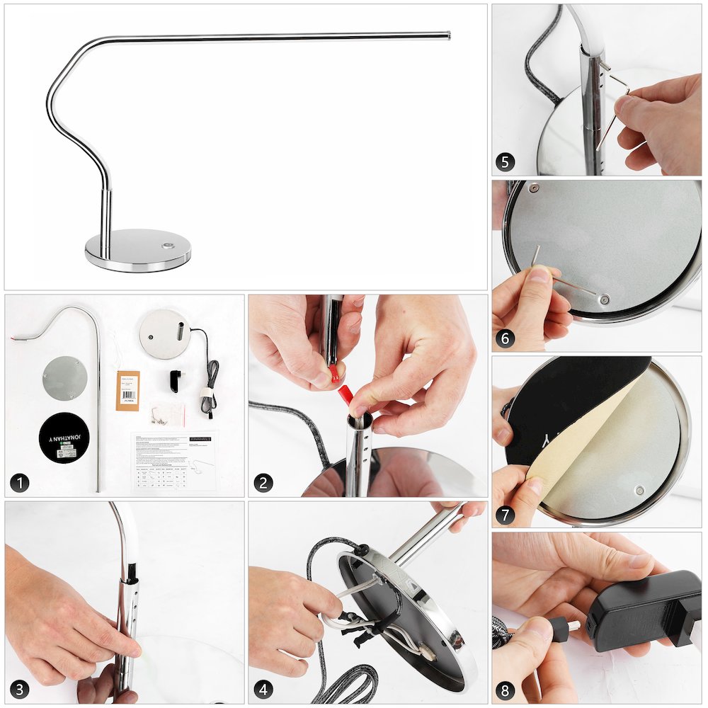 Julian Led Integrated Task Lamp. Picture 8