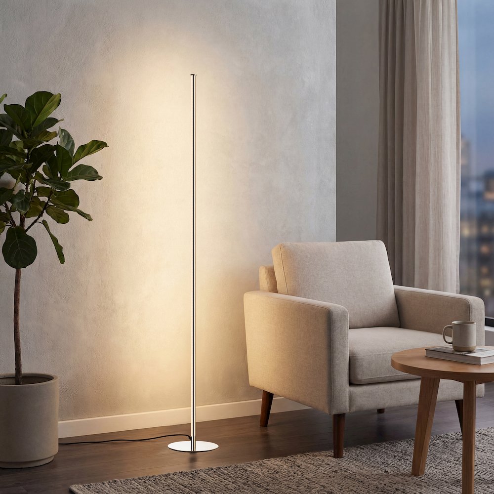 Iris Led Integrated Floor Lamp. Picture 2