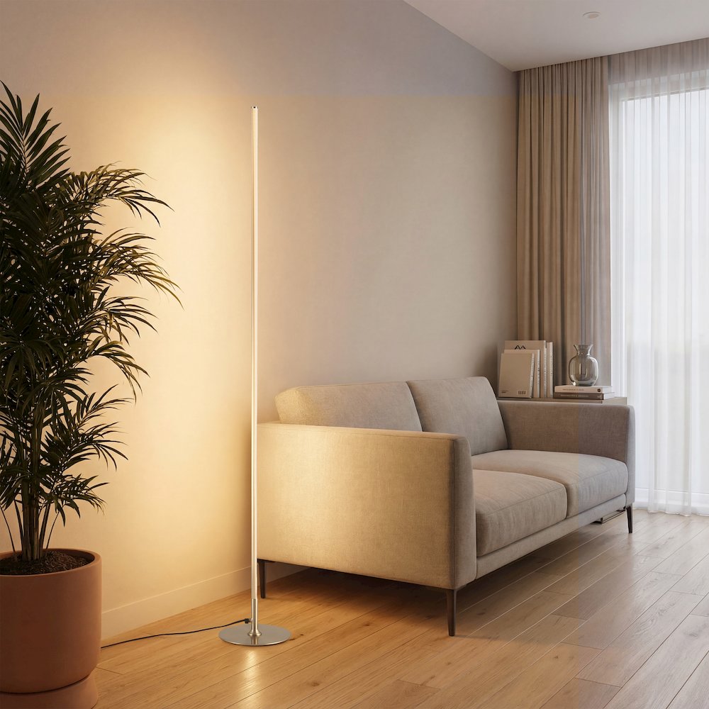Iris Led Integrated Floor Lamp. Picture 3