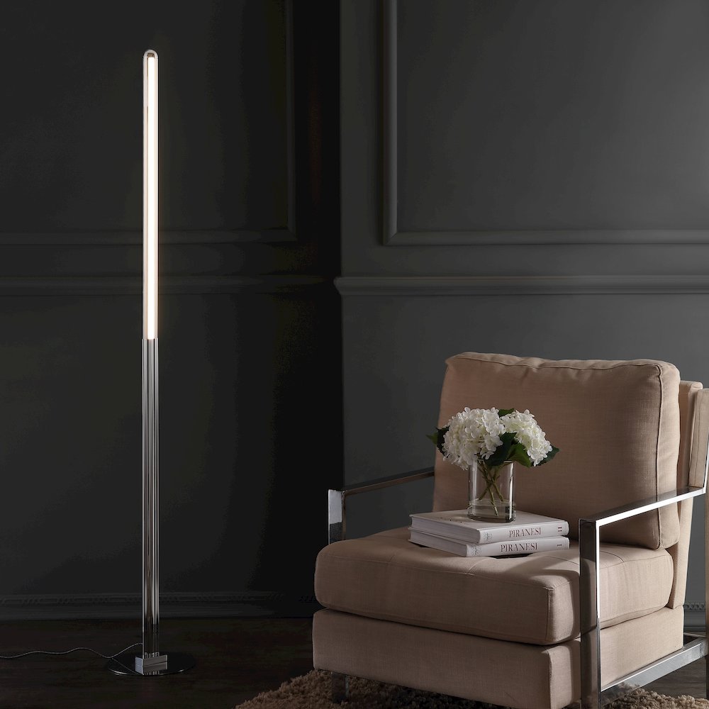 Roxanna Integrated Led Metal Floor Lamp. Picture 7