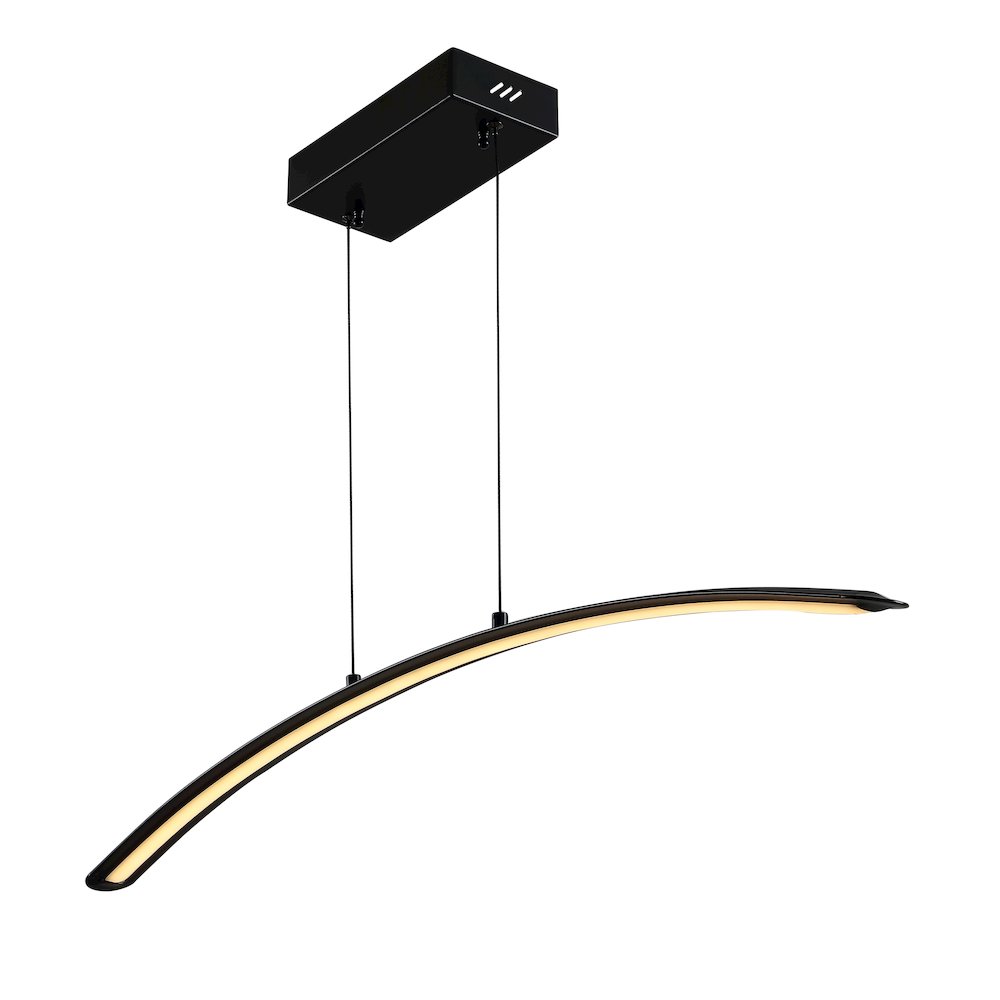 Roxanna Dimmable Adjustable Integrated Led Metal Linear Pendant. Picture 5