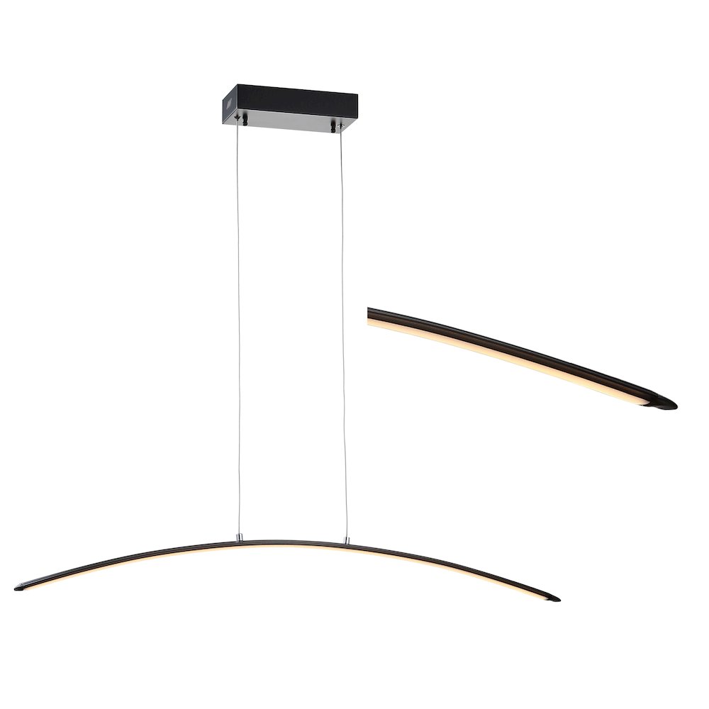 Roxanna Dimmable Adjustable Integrated Led Metal Linear Pendant. Picture 7