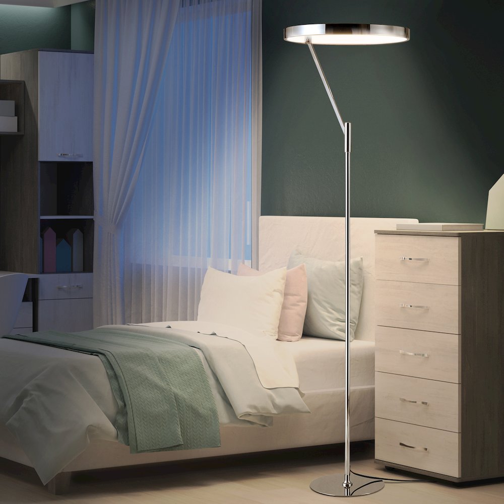 Owen Integrated Led Metal Floor Lamp. Picture 9