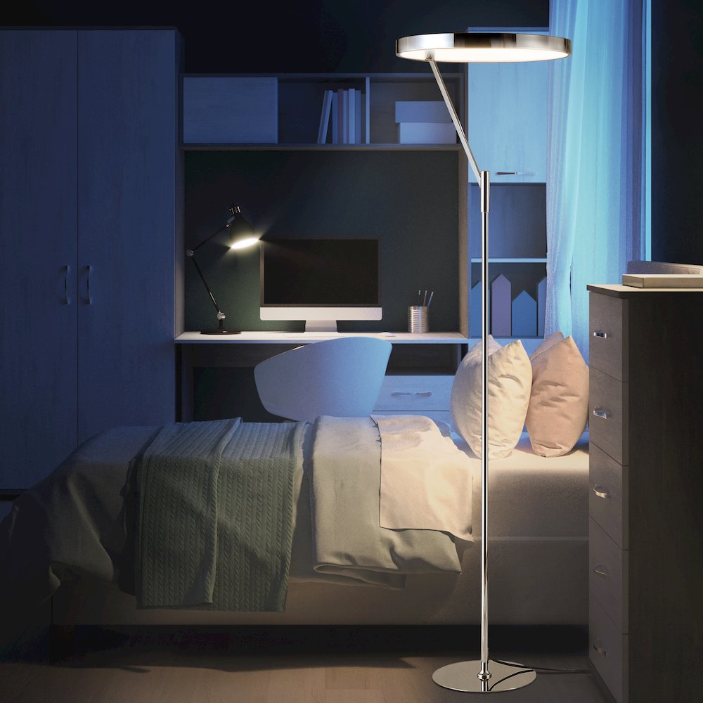 Owen Integrated Led Metal Floor Lamp. Picture 10