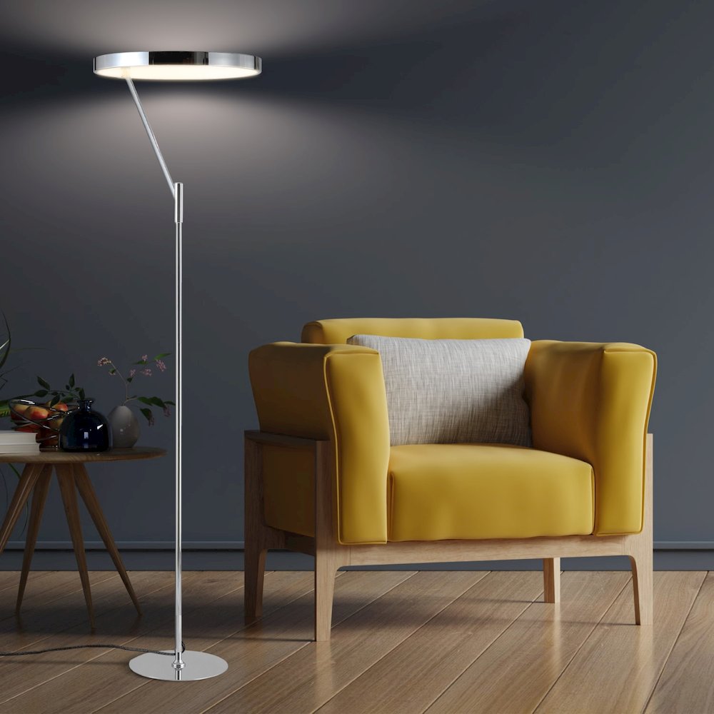 Owen Integrated Led Metal Floor Lamp. Picture 12
