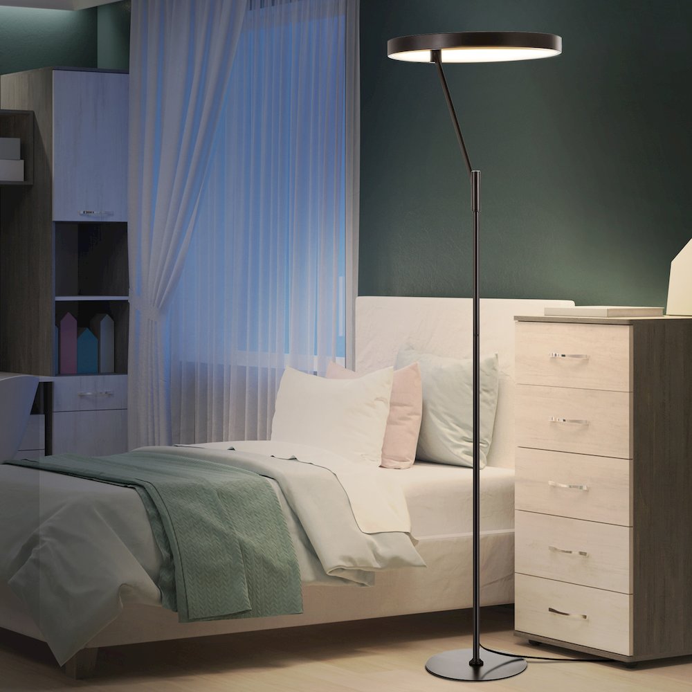 Owen Integrated Led Metal Floor Lamp. Picture 7