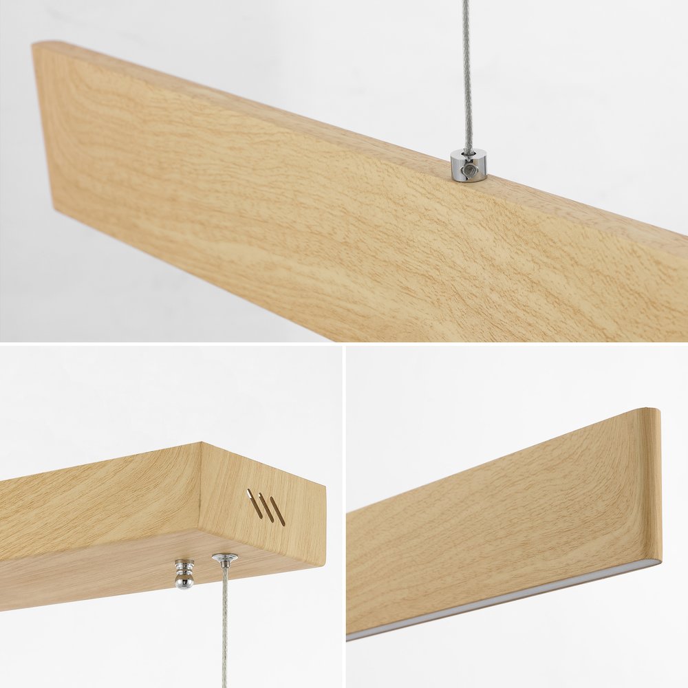 Draper Adjustable Integrated Led Metal Linear Pendant. Picture 5