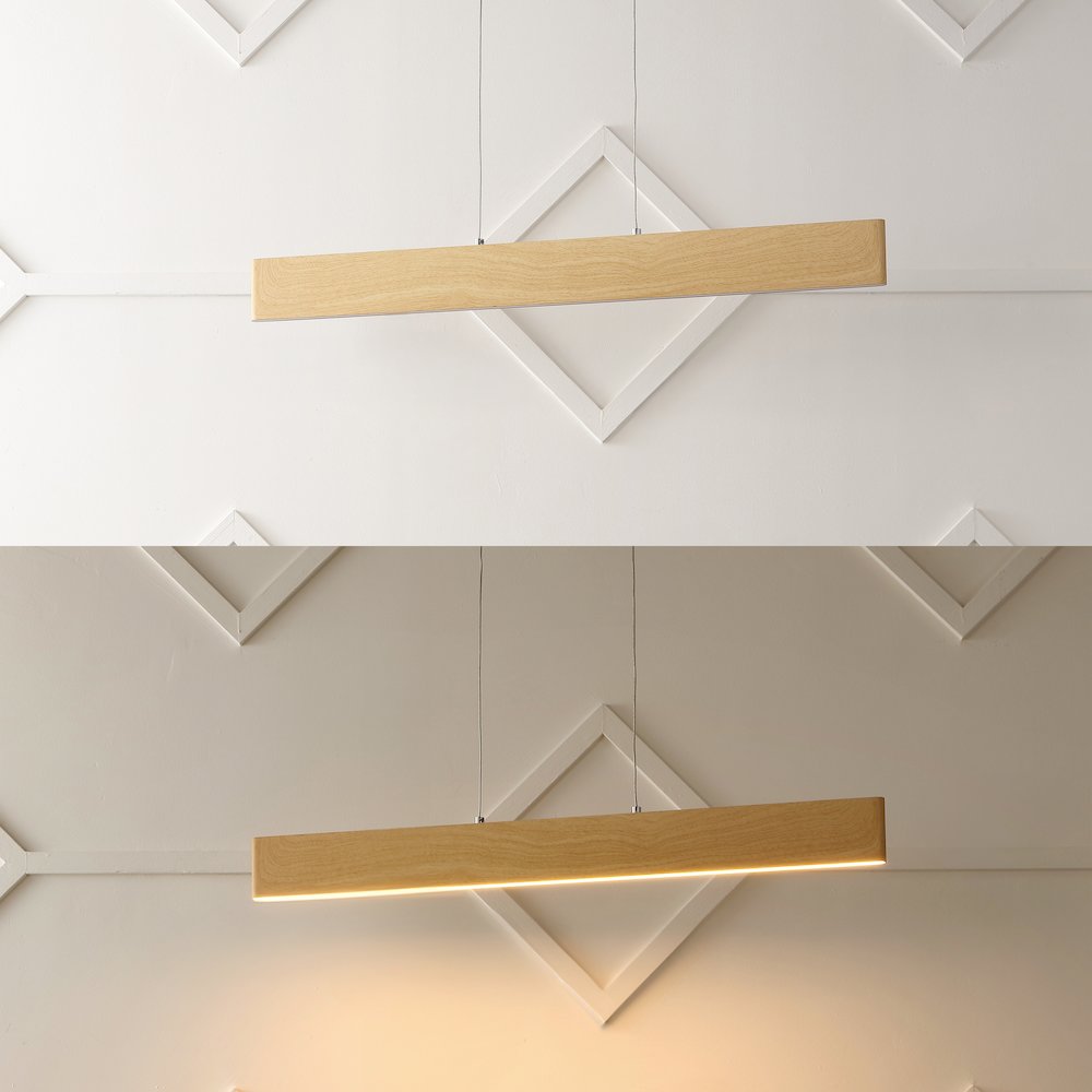 Draper Adjustable Integrated Led Metal Linear Pendant. Picture 7