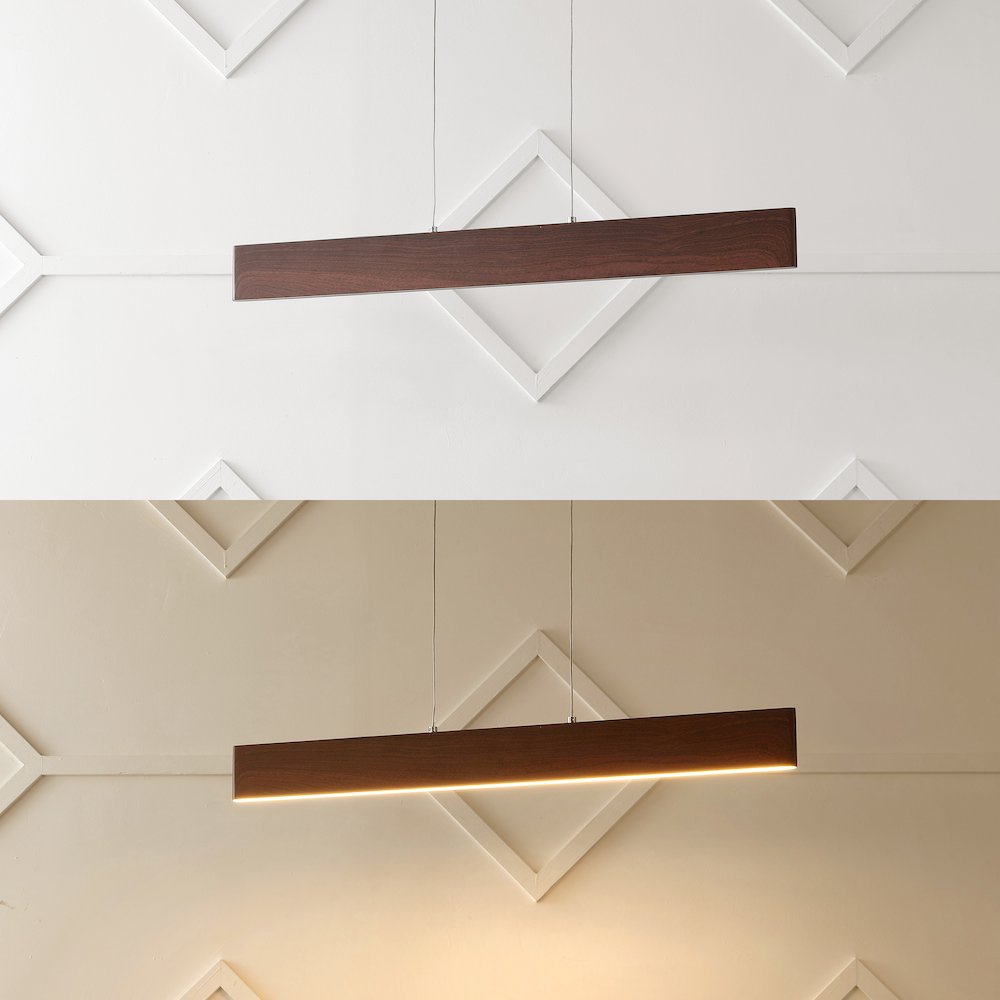 Draper Adjustable Integrated Led Metal Linear Pendant. Picture 7