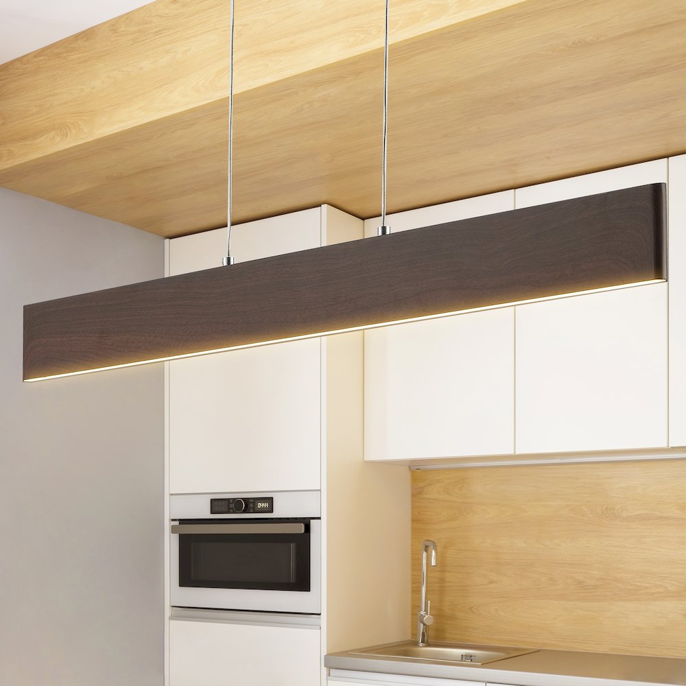 Draper Adjustable Integrated Led Metal Linear Pendant. Picture 4